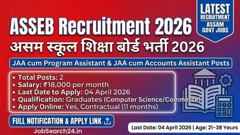 ASSEB Recruitment 2026