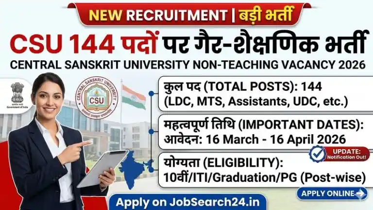 CSU Non Teaching Recruitment 2026