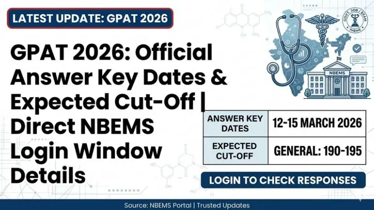 GPAT 2026 Answer Key 