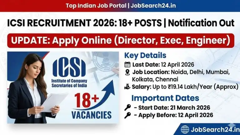 ICSI Recruitment 2026
