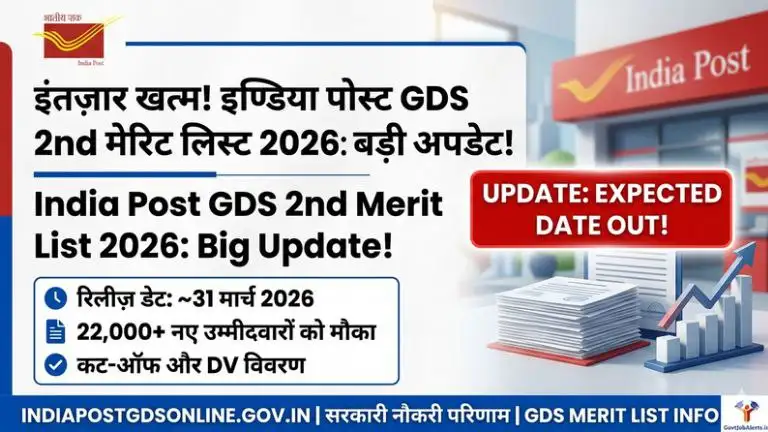 India Post GDS 2nd Merit List 2026