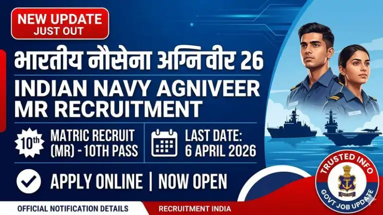 Indian Navy Agniveer MR Recruitment 2026
