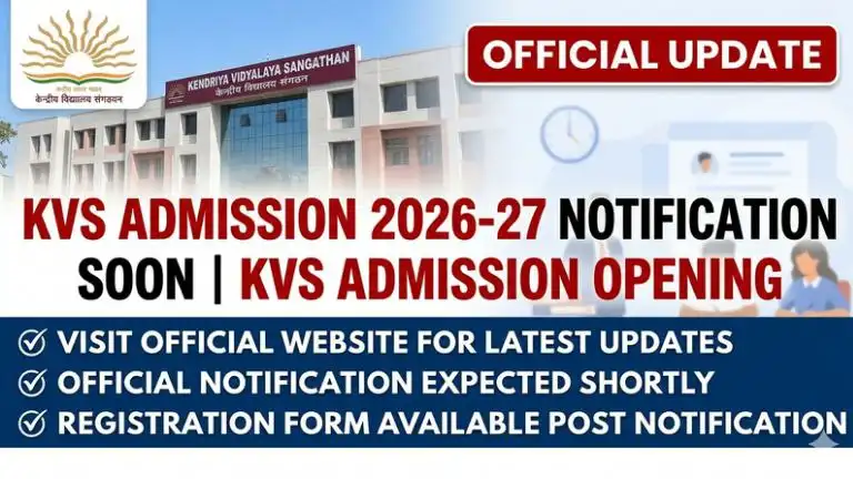 KVS Admission 2026-27