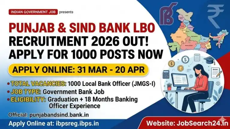 Punjab and Sind Bank LBO Recruitment 2026