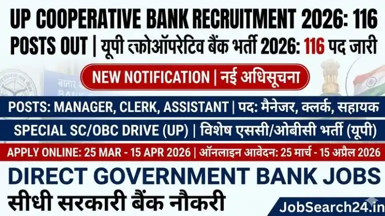 UP Cooperative Bank Recruitment 2026