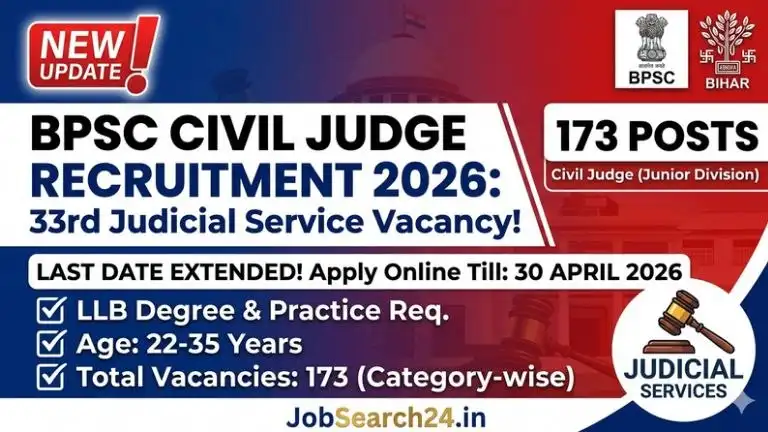 BPSC Civil Judge Recruitment 2026