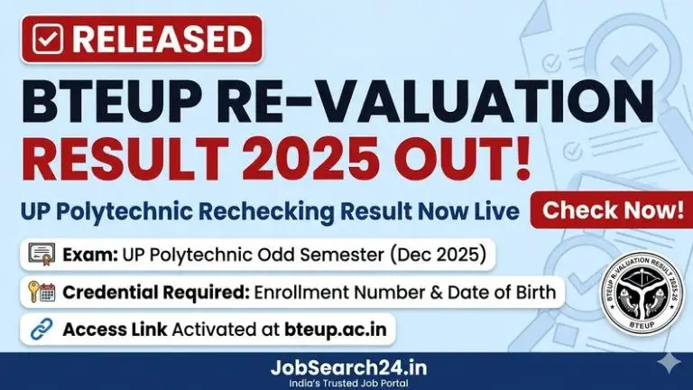 BTEUP Re-valuation Result 2025-26