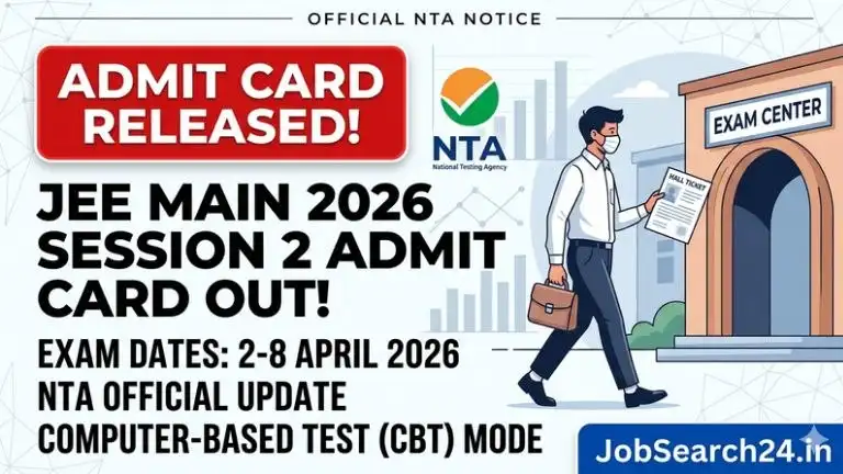 JEE Main 2026 Session 2 Admit Card
