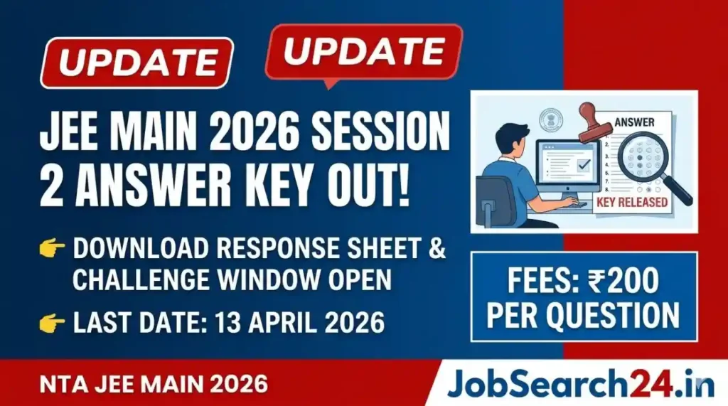 JEE Main 2026 Session 2 Answer Key
