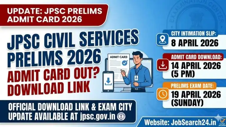 JPSC Combined Civil Services Prelims Admit Card 2026