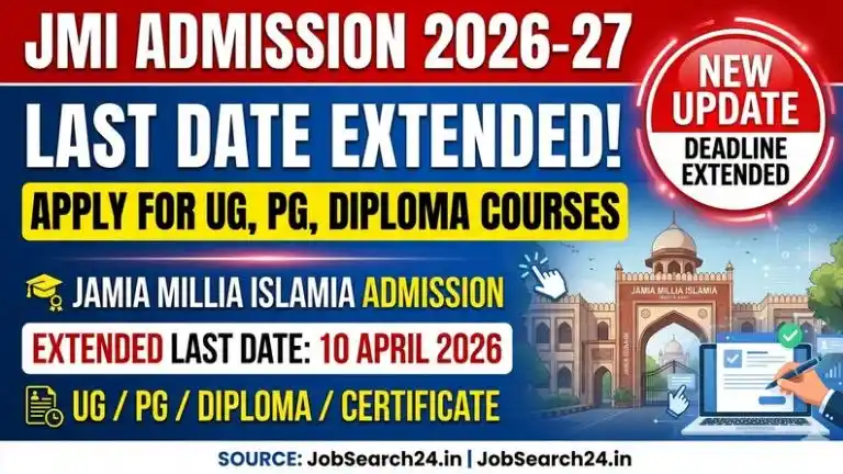 Jamia Millia Islamia Admission 2026-27