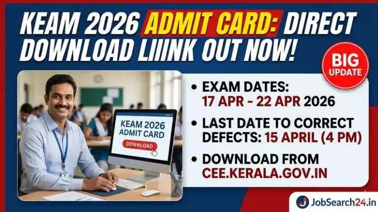 KEAM Admit Card 2026