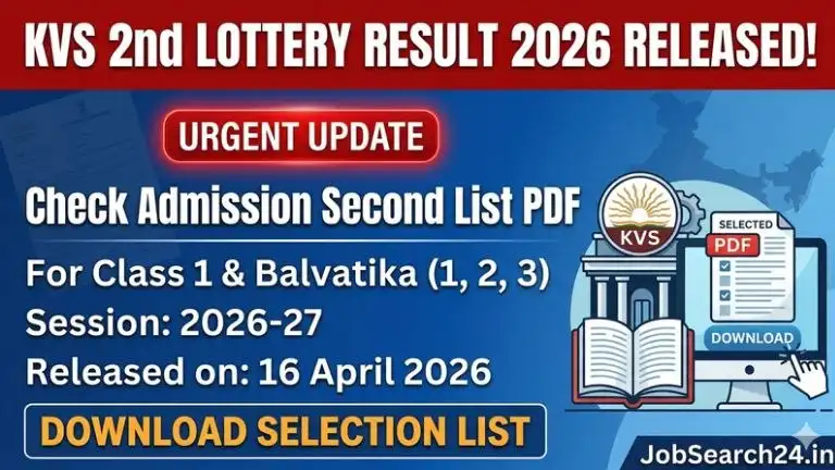KVS 2nd Lottery Result 2026