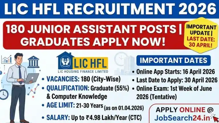 LIC HFL Junior Assistant Recruitment 2026