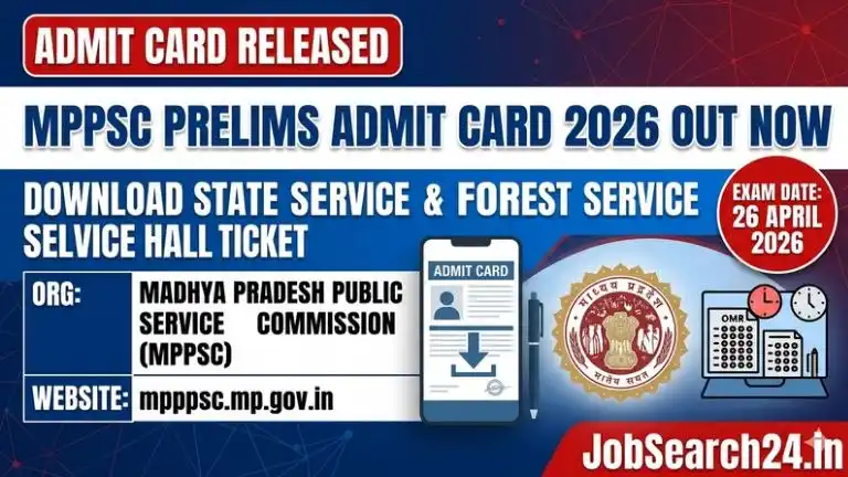 MPPSC Admit Card 2026
