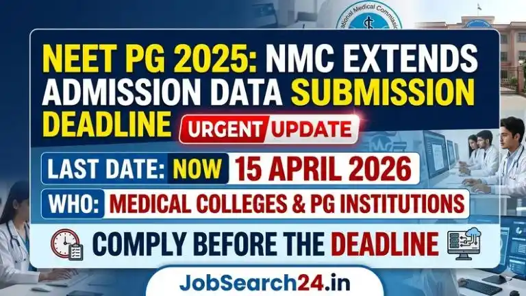 National Medical Commission (NMC) NEET PG 2025 Admission Data Submission