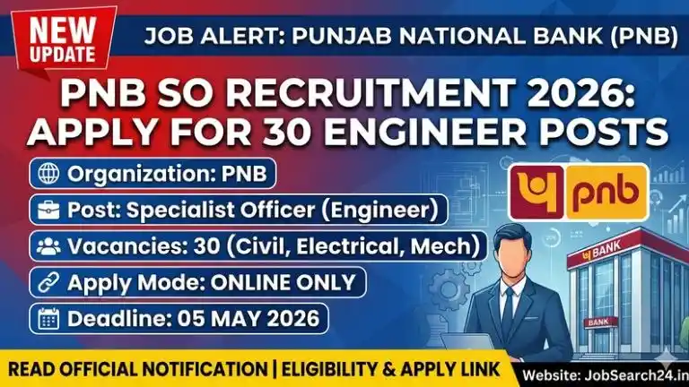 PNB Specialist Officer Recruitment 2026