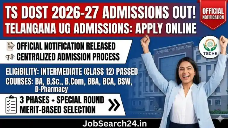 TS DOST 2026-27 Notification