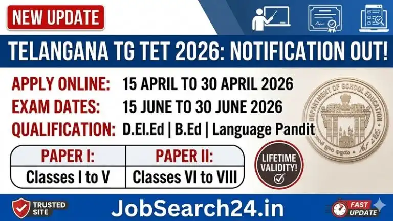 Telangana TG TET 2026 Notification