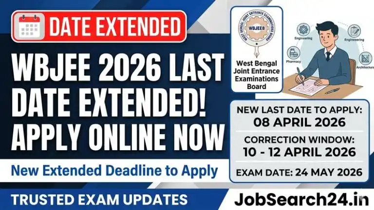 WBJEE 2026 Registration Last Date Extended