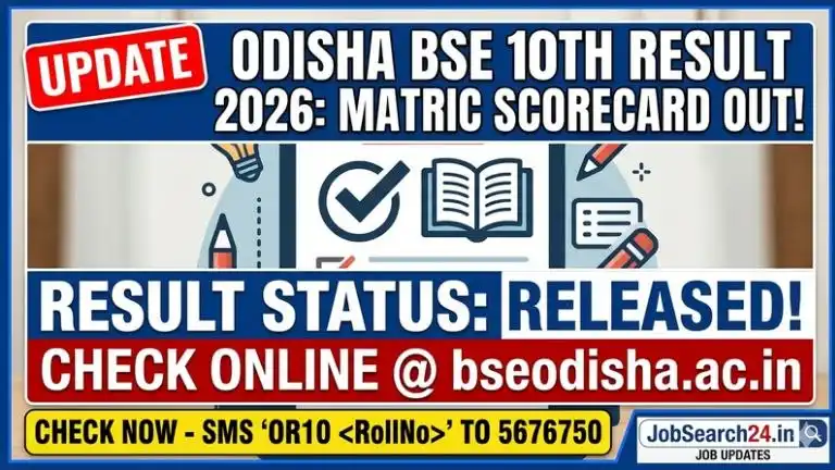 Odisha 10th Result 2026