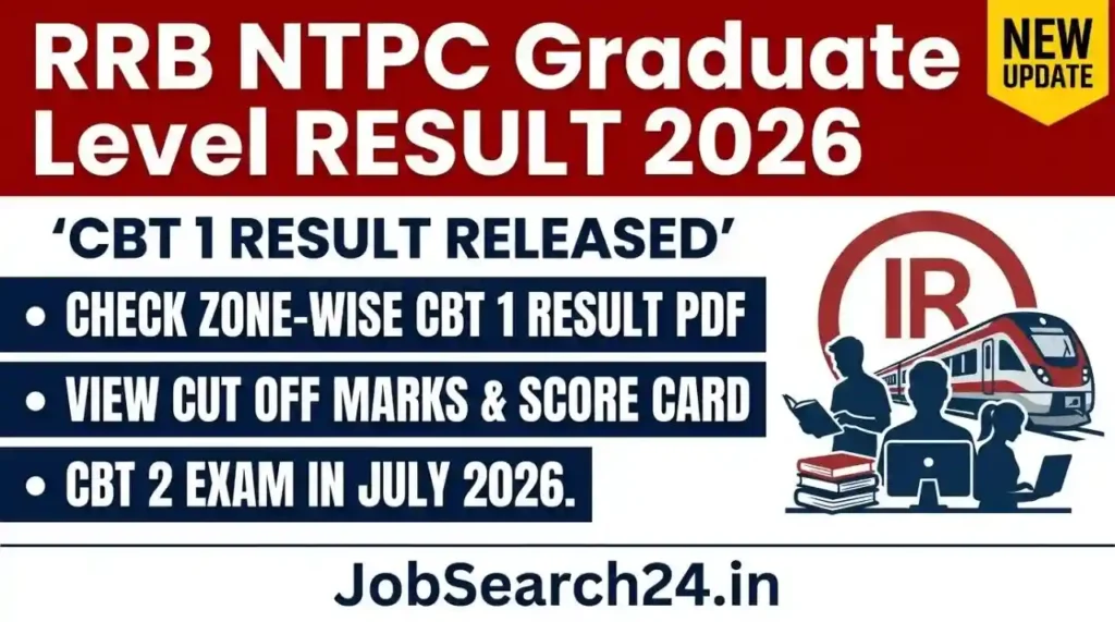 RRB NTPC Graduate Level Result 2026