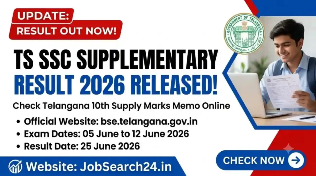 TS SSC Supplementary Result 2026