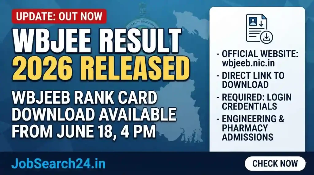 WBJEE Result 2026