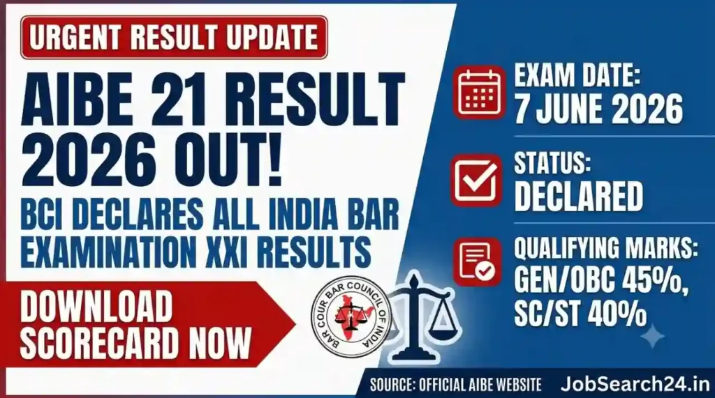 AIBE 21 Result 2026
